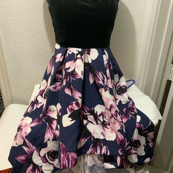 Speechless Strapless Cocktail Dress multicolor size 3 - Picture 4 of 13